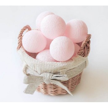 Гирлянда хлопковая CBL Пастель 35 шт от USB, 4 м