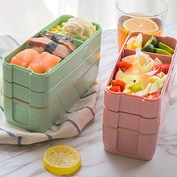 Эко ланч-бокс Lunch Box 900 ml, розовый