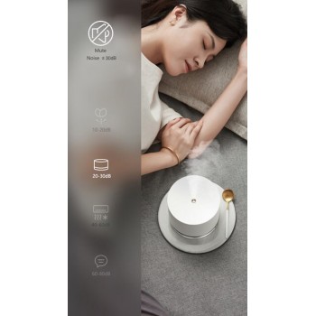 Стильный увлажнитель воздуха Minimalist 780мл, 2000мАч, белый