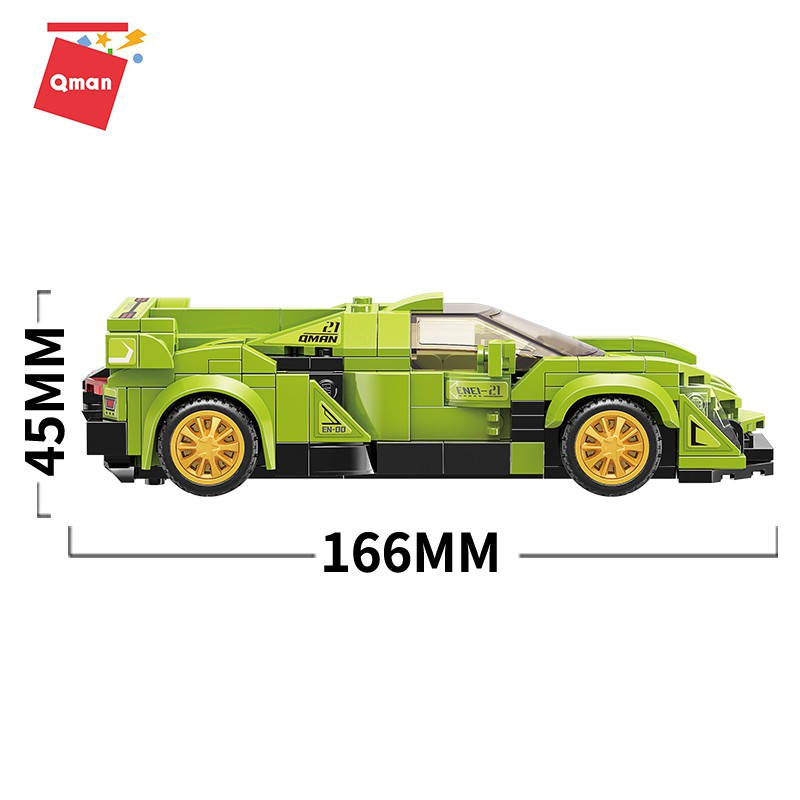 Конструктор Qman 14021 MineCity машина Lamborghini Poison, 292дет