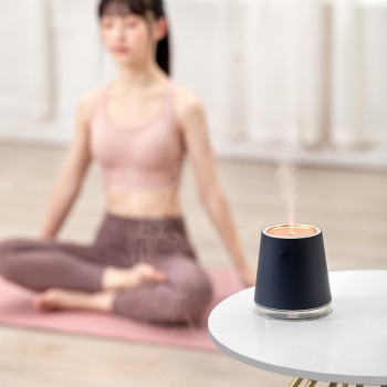 Аккумуляторный увлажнитель воздуха Vulcano, 500мл, 2000мАч Темно-синий