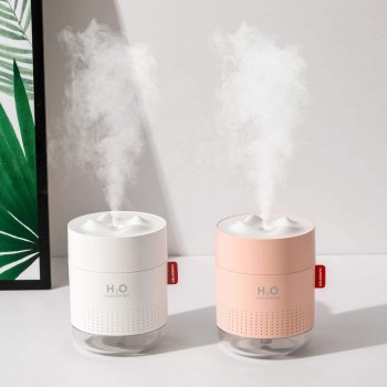 Ультразвуковой увлажнитель воздуха H2O Humidifier 500мл, розовый