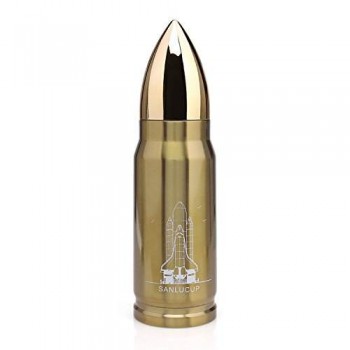 Термос Bullet/Пуля 400 мл, Золотая