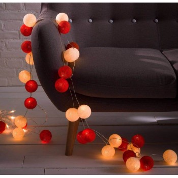 Гірлянда тайська CBL Red-White 35 шт. від USB, 4 м