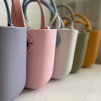 Маленькая женская сумка-конструктор SUPER Mini, желтая