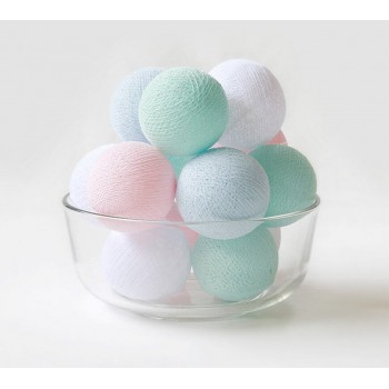 Гірлянда тайські ліхтарики CBL Light Mint 20 шт від батарейок, 2.5 м