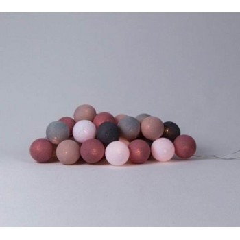 Гірлянда тайські кульки-ліхтарики CBL DIRTY ROSE 20 кульок, 2.5 м