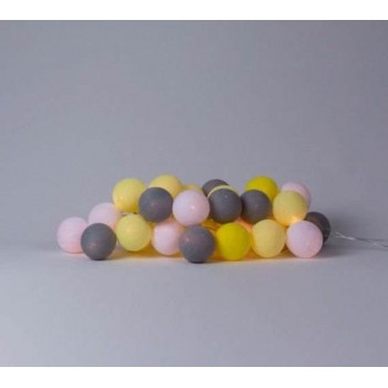 Гирлянда тайские фонарики CBL YELLOW STONE 20 шт от батареек, 2.5 м