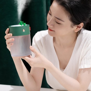 Аккумуляторный увлажнитель воздуха Cactus Oasis, 650мл, 2000мАч зелёный