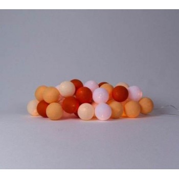 Гирлянда шарики-фонарики CBL ORANGE 20 шт от батареек, 2.5 м