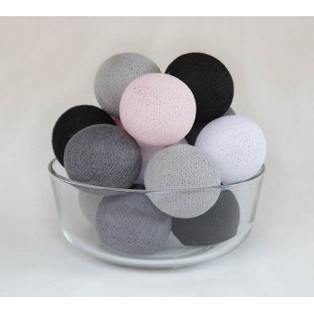 Тайська гірлянда ліхтарики CBL Pink-Dark 35 кульок від USB, 4 м