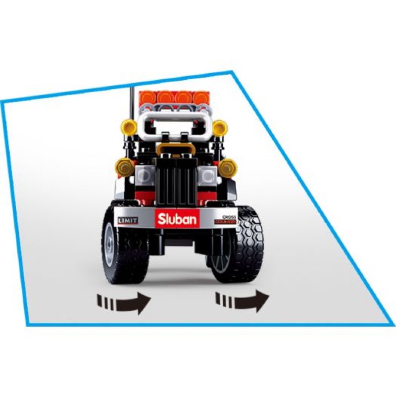 Дитячий конструктор Sluban M38-B0663D Джип, 158 деталей