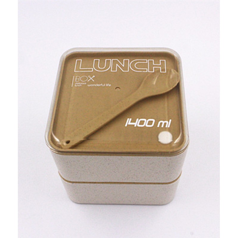 Ланч-бокс з еко матеріалу Lunch Box 1400 ml, бежевий