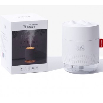 Аккумуляторный увлажнитель воздуха H2O 2000мАч, 450мл, белый