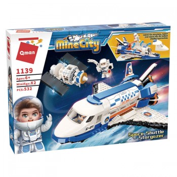 Конструктор Qman 1139 Космічний шатл Stargazer, 532 дет