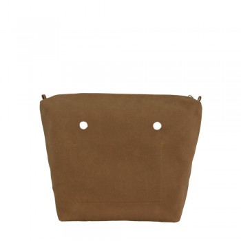 Якісна підкладка Набук для сумки mini, коричнева 