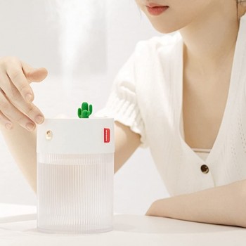 Аккумуляторный увлажнитель воздуха Cactus Oasis, 650мл, 2000мАч белый