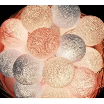 Гірлянда тайські шарики-ліхтарики CBL Light Pastel 20 шт, 3.7 м