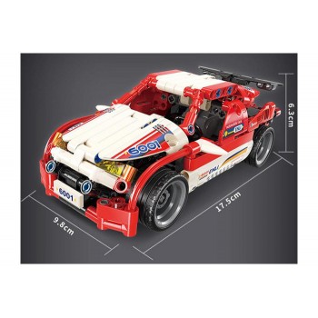 Детский конструктор Qman 6001 Гоночная Машина Model Power, 257 деталей