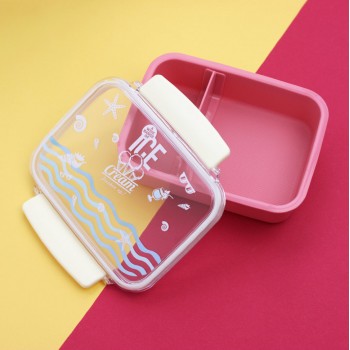 Ланч бокс на один ярус Frui 550 мл, рожевий