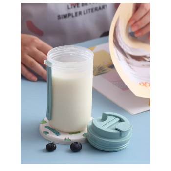 Комплект ланч-бокс 1,2 л і пляшечка 350 мл Japanese - блакитний