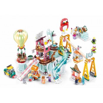  Конструктор SLUBAN M38-B0962 Happy Diary Лыжный курорт, 1065 дет