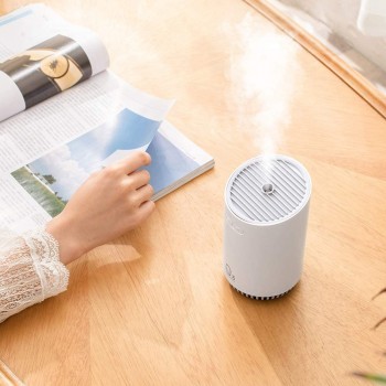 Аккумуляторный мини увлажнитель воздуха Q3, 320мл, белый