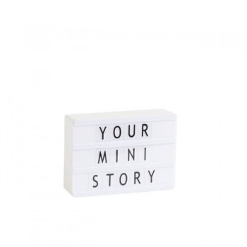 Бежевый Лайтбокс А6. Lightbox 80 букв