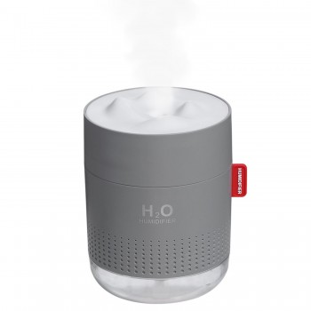 Ультразвуковой увлажнитель воздуха H2O Humidifier 500мл, серый