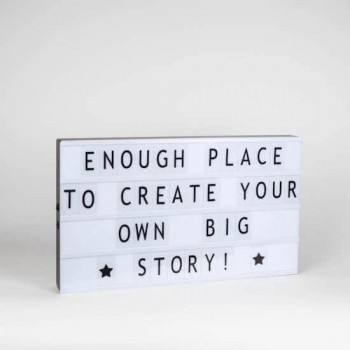 Большой Lightbox А3. Лайтбокс 80 букв