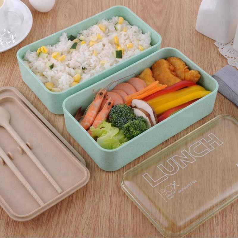 Ланч-бокс из пшеничного волокна Lunch Box 1000 ml, бирюзовый