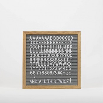 Доска для создания надписей Grey 30*30 см