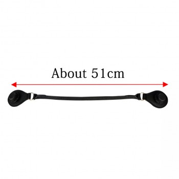 Качественные короткие трубчатые ручки 51 см, черные