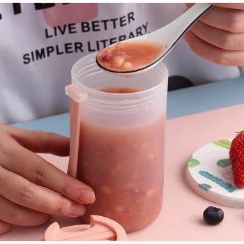 Комплект ланч-бокс 1,2 л и бутылочка 350 мл Japanese - розовый