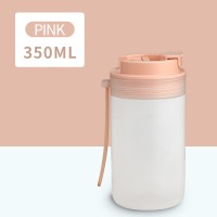 Комплект ланч-бокс 1,2 л и бутылочка 350 мл Japanese - розовый
