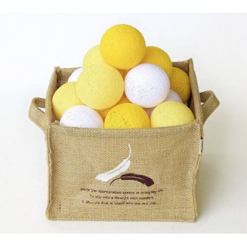 Гірлянда тайські ліхтарики CBL Lemon 20 шт від батарейок, 2.5 м