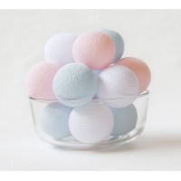 Гирлянда тайские фонарики CBL Light Pastel 35 шт от USB, 4 м