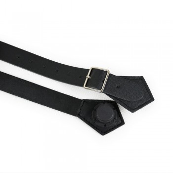 Якісні регульовані плоскі ручки 68-83 см, темно-сірі