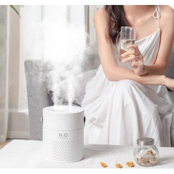 Аккумуляторный увлажнитель воздуха двойной 4000мАч H2O DiDi 1.1л, белый