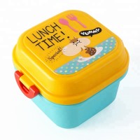 Набор ланч бокс и бутылочка для воды Lunch Time желтый