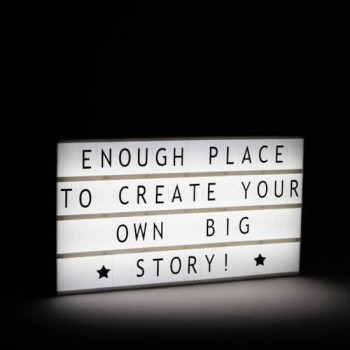 Бежевий Lightbox А3. Лайтбокс 80 букв