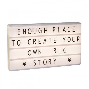 Бежевий Lightbox А3. Лайтбокс 80 букв