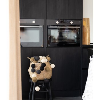 Тайська гірлянда з ниткових кульок Raw 35 шт. від USB, 4 м