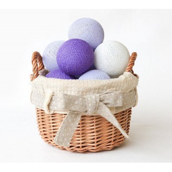 Гирлянда из ниточных шариков CBL Ирис 20 шт от батареек, 2.5 м