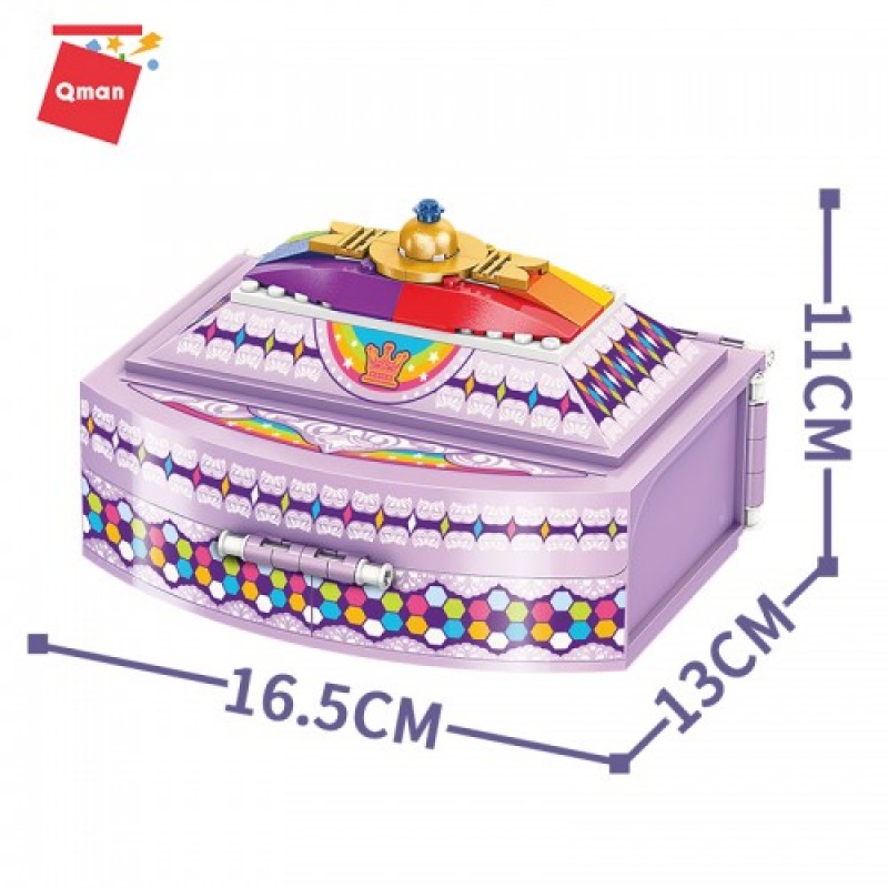 Конструктор Qman QM-32013 Замок принцессы в шкатулке, 301 деталь