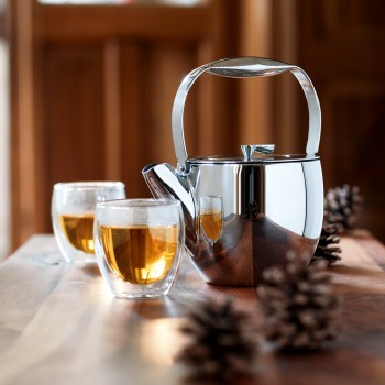 Набор стеклянных термостаканов Classica Java 250 мл с двойными стенками, 6 шт, прозрачные термокружки для кофе, чая, латте