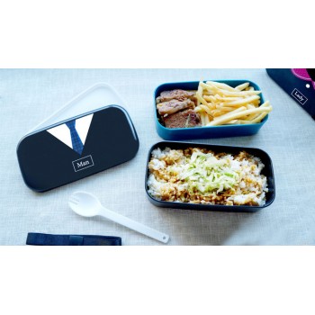 Ланч бокс Man, галстук, 1000 мл