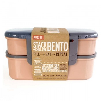 Ланч бокс с охлаждением Ice Pack, розовый 800 мл