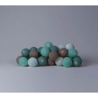 Гирлянда шарики-фонарики CBL MINT 20 шариков, 3.7 м