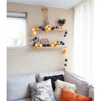 Тайська гірлянда з ниткових кульок Galaxy 35 шт. від USB, 4 м